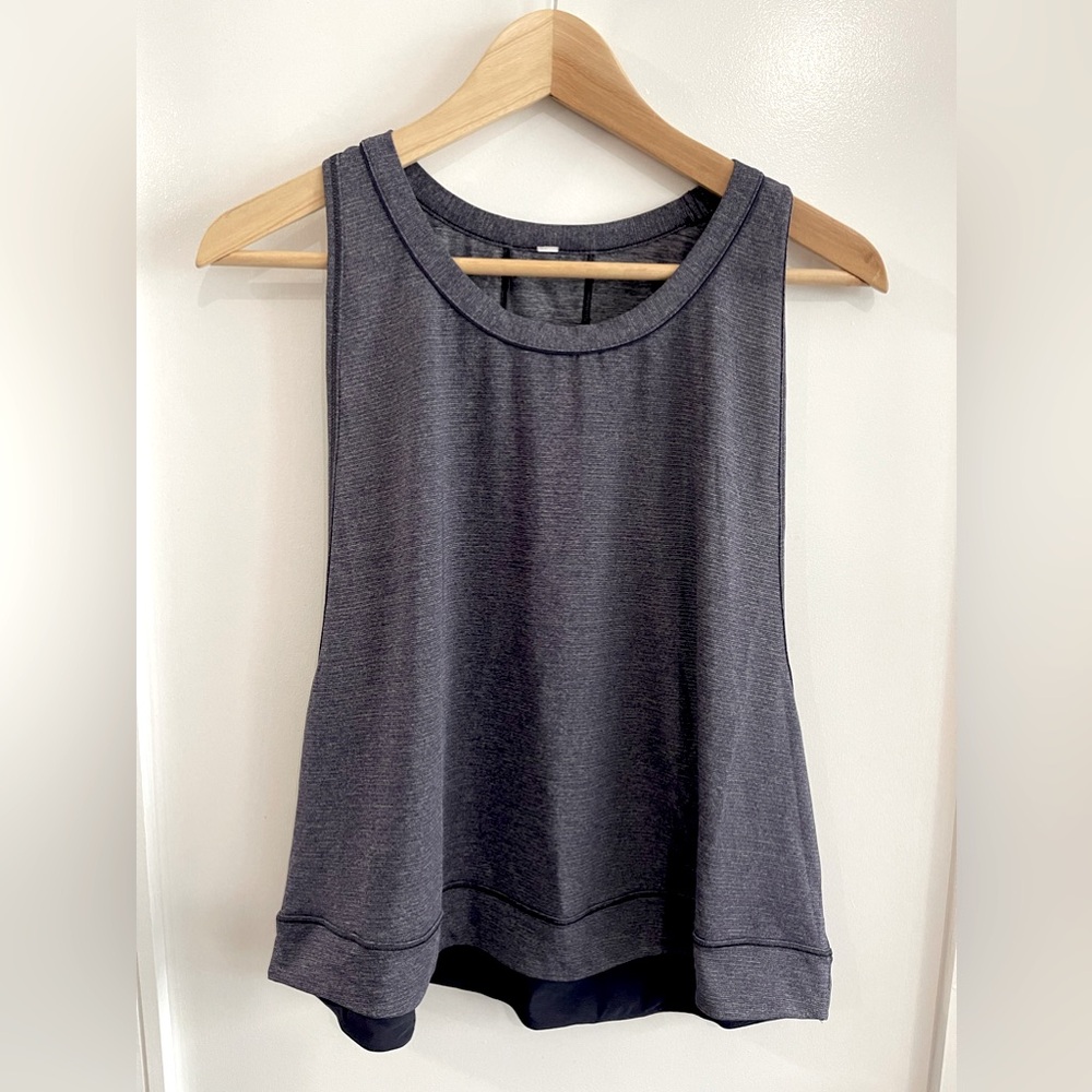 lululemon athletica Dark Gray Tank Top